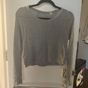 gray waffle pacsun longsleeve
